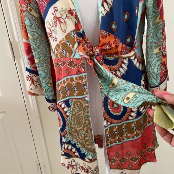 Cabi tie cardigan three quarter sleeve - Picture 5 of 9